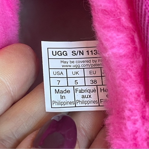 UGG CLASSIC ULTRA MINI PLATFORM BOOT TAFFY PINK FUCHSIA WOMENS SZ  US 7 EU 38 - Picture 9 of 14